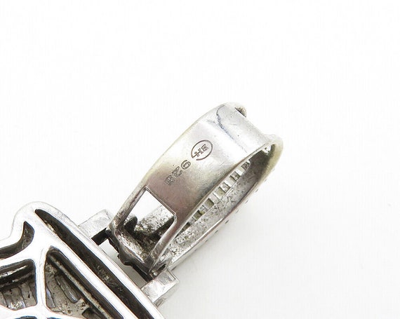 925 Sterling Silver - Vintage Topaz Letter A Init… - image 5