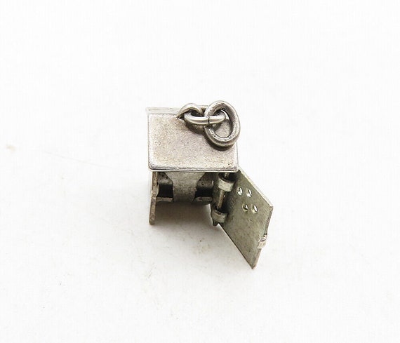 925 Sterling Silver - Vintage Petite Bird House M… - image 4