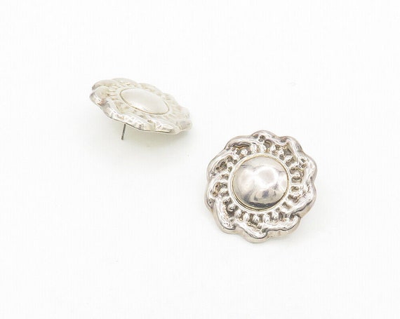 925 Sterling Silver - Vintage Shiny Polished Flor… - image 3