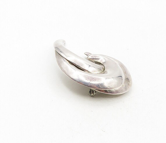 MEXICO 925 Sterling Silver - Vintage Shiny Modern… - image 3