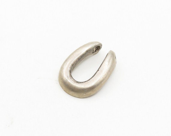 925 Sterling Silver - Vintage Smooth U-Shaped Sli… - image 2