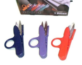 4-3//4/" Cushion Handle Thread Clippers Fabric Yarn Embroidery Scissors Cutters