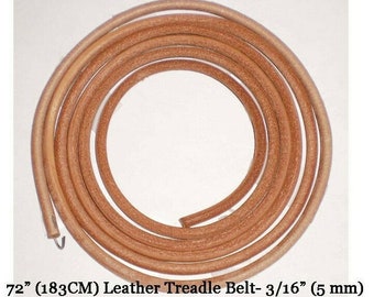 72" Leather Belt Singer Treadle Sewing Machine - 3/16" (5mm)