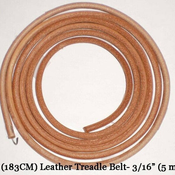 72" Leather Belt Singer Treadle Sewing Machine - 3/16" (5mm)