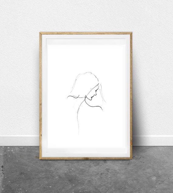 Optical Illusion Print Girl Art Print Minimalist Illusion Etsy Optical Illusion Print Girl Art Print Minimalist Illusion Etsy
