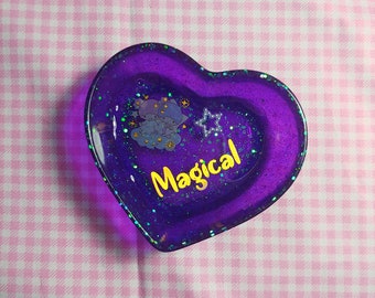 Little Twin Star LTS Magical Small Heart Shaped Trinket Tray