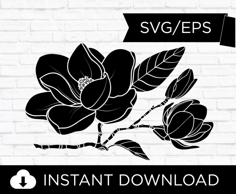 Free Free 337 Magnolia Flower Svg File Free SVG PNG EPS DXF File