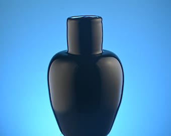 Black Mirror Bottle Vase