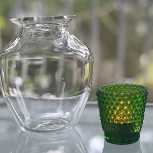 Classic Blown glass Amphora Vase
