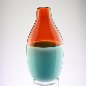 Grand vase bouteille color block image 1