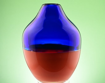 Color Block Bottle Vase