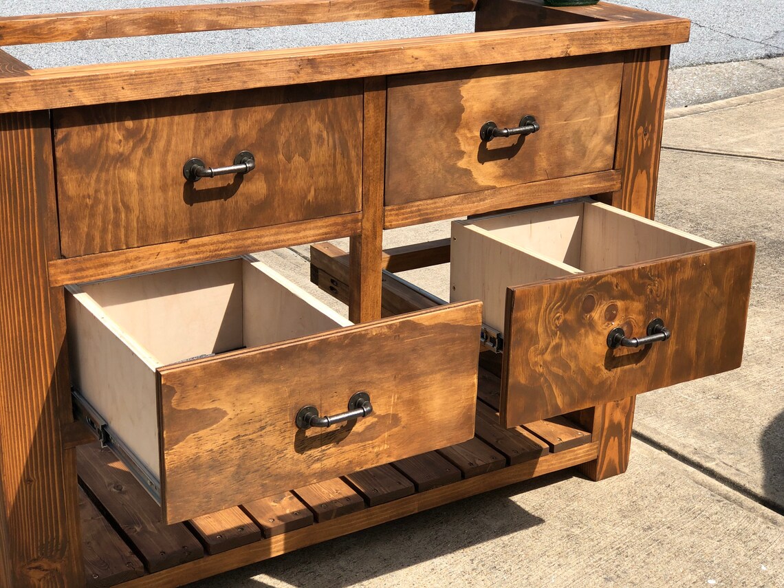 Farmhouse Bathroom Vanity Etsy