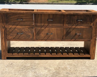 Farmhouse Bathroom Double Vanity