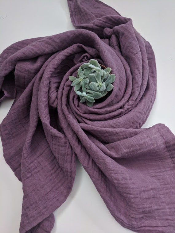purple muslin swaddle blankets