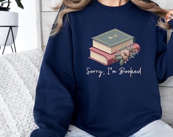 Sudadera con capucha Lo siento, estoy ocupado, regalo para amantes de los libros, sudadera con capucha para lectores, sudadera con capucha para amantes de los libros, camiseta para bibliotecarios, regalo para lectores, regalo para bibliotecarios, libros