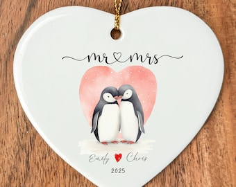 Our First Christmas As Mr and Mrs Ornament, First Christmas Married Ornament, Personalized Married Christmas Ornament, Marriage Gift h026