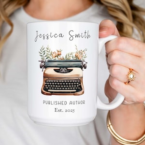 Personalized Author Mug, Published Author Gift, Custom Writer Gift, Future Bestselling Author, Gifts for Writers, Custom Book Author Mug 29