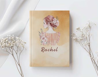Personalized Hardcover Journal: Elegant Custom Name Notebook