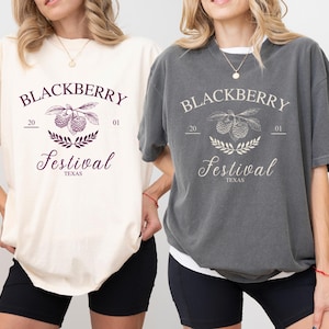 Personalized Blackberry Festival tShirt Comfort Colors, Matching Festival Shirt, Blackberry Lover Sweatshirt, Blackberry Social Club Shirt