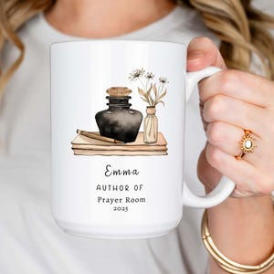 Personalized Author Mug, Published Author Gift, Custom Writer Gift, Future Bestselling Author, Gifts for Writers, Custom Book Author Mug 30