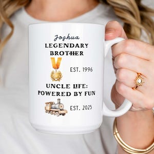 Personalised Uncle Mug, Special Uncle mug, custom mug for Uncle, Uncle coffee mug, New Uncle gift, Pregnancy Announcement Uncle Mug 045
