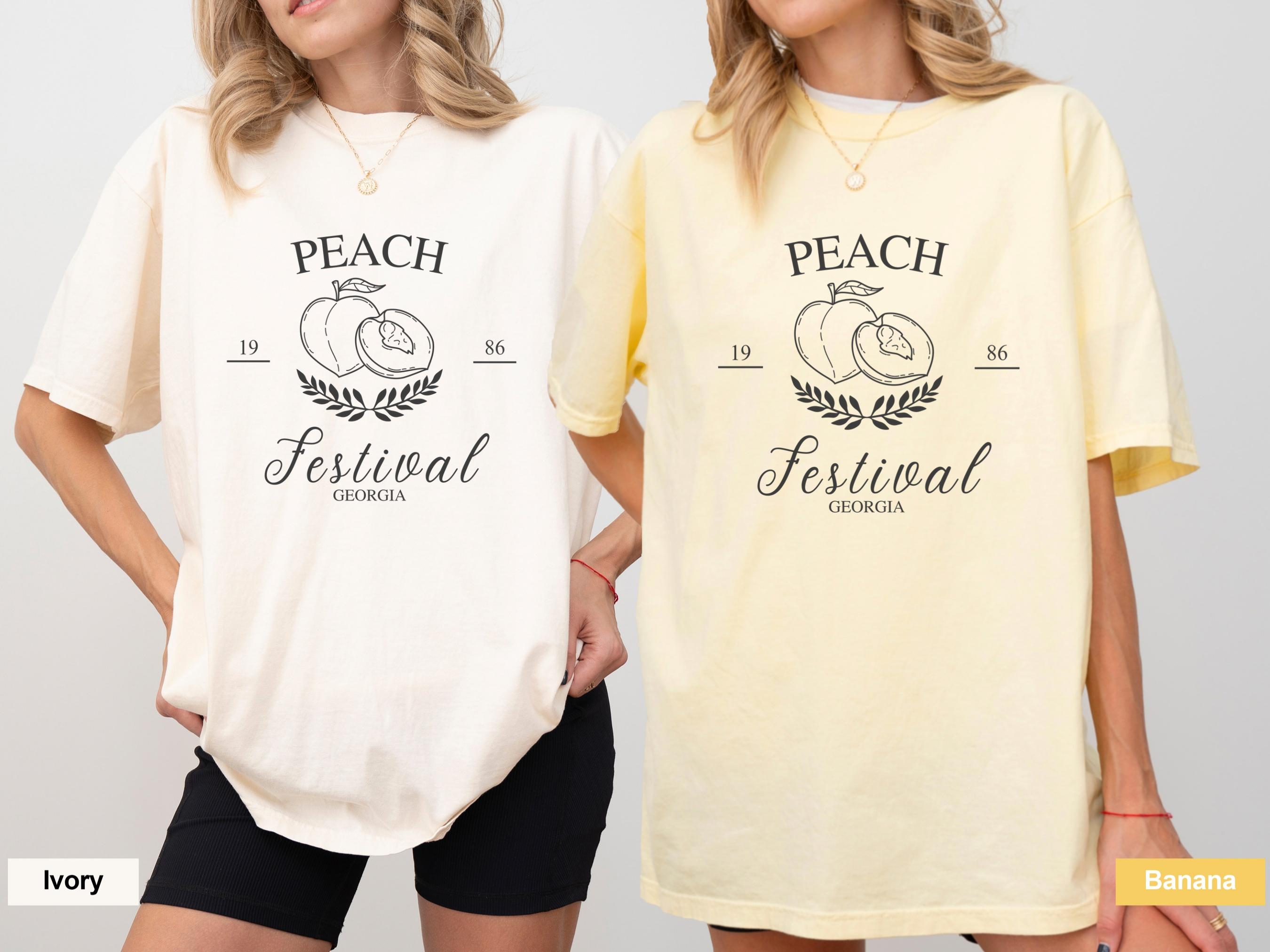 Personalized Peach Festival Comfort Colors T-shirt - Etsy