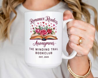 Personalized Book Club Mug, Book Club Gift for Book Club Members Book Club Members Coffee Cup Gift for Her Custom Coffee Mug Reader Gift 48
