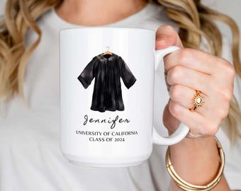 Personalised Graduation Mug For Her Graduation Doctorate Degree Gift Custom Graduate Celebration Present Girl Graduation Gift High School 04