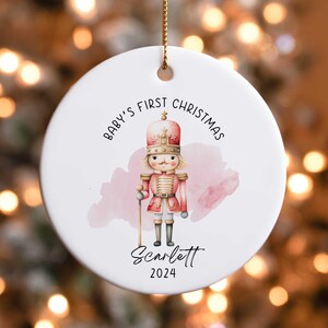 Baby&#39;s first Christmas Ornament Personalized Baby Christmas Ornament Baby Christmas Keepsake Personalised Bauble Holiday Baby Ornament z006