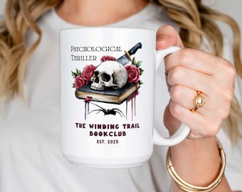 Personalized Book Club Mug Book Club Gift for Book Club Member Coffee Cup Book Club Gift for Her Custom Book Stack Coffee Mug Reader Gift 11