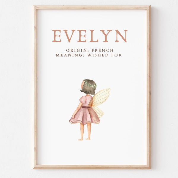 Name Meaning Art Etsy