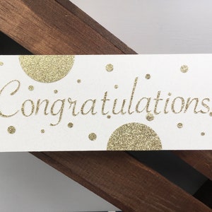 Handmade Congratulations Card | Congratulations Card | Congrats Card | Engagement Card | Wedding Card | Graduation Card