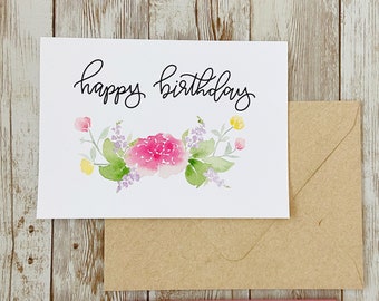 Tarjeta De Felicitación, Regalo De Cumpleaños De Mamá, Tarjeta De Cumpleaños, Tarjetas De Acuarela, Papelería, Pintura De Acuarela