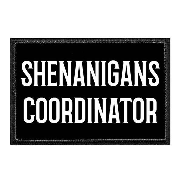 Shenanigans Coordinator - Removable Patch