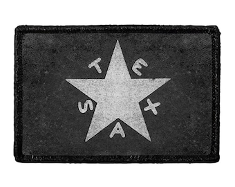Battle of San Jacinto - Texas - Black and White - Removable Patch