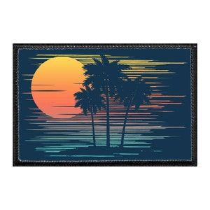 Palm Tree Vibes - Removable Patch