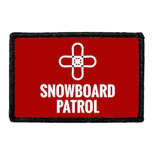 Snowboard Patrol - Removable Patch