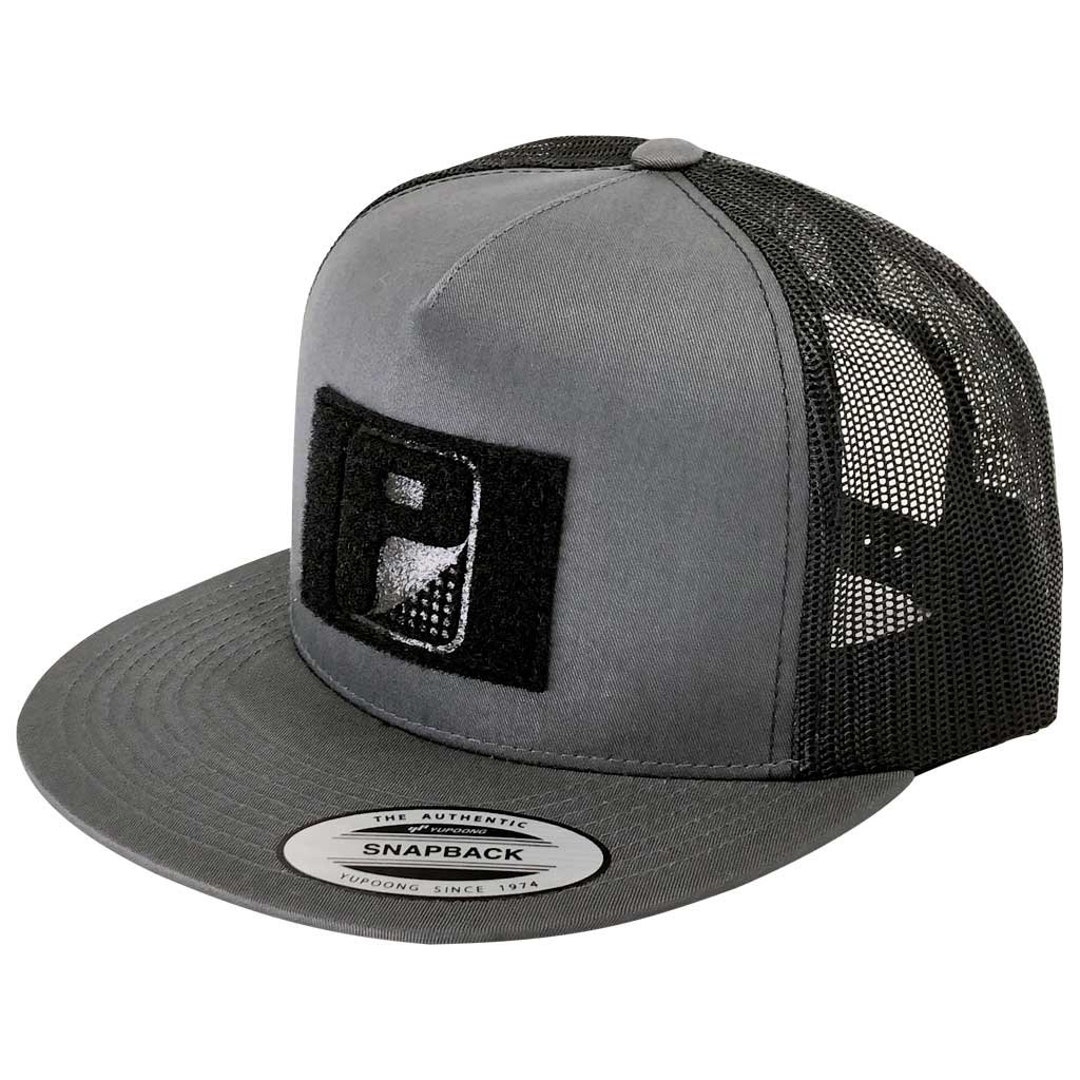 Classic Trucker 2-tone Pull Patch Hat by Snapback Charcoal and Black - Etsy
