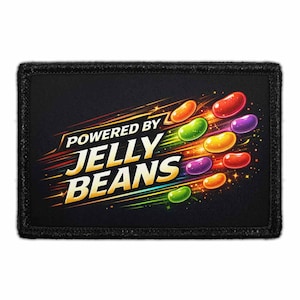 Powered By Jelly Beans - Removable Patch