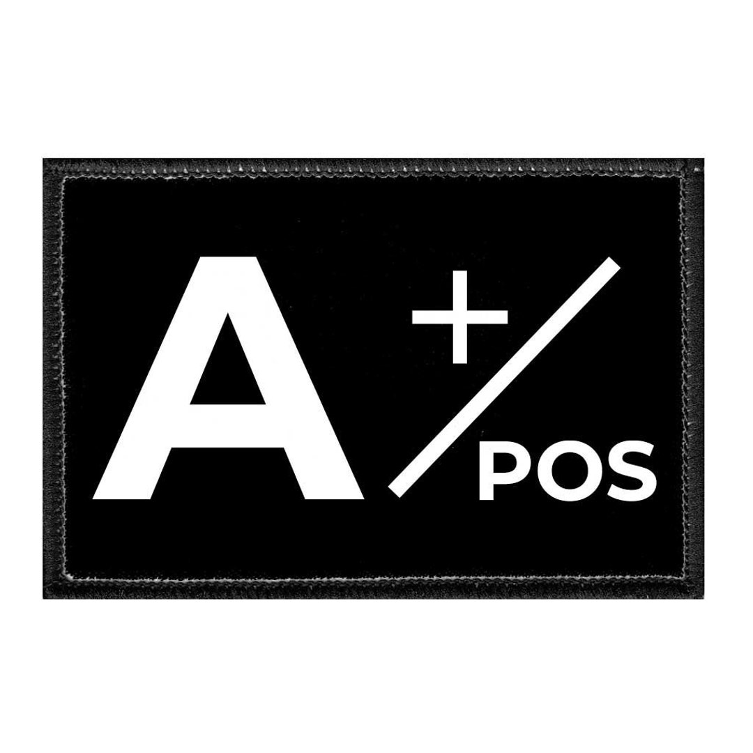 A Positive Blood Type Removable Patch Etsy