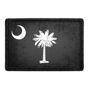 South Carolina State Flag - Color - Removable Patch