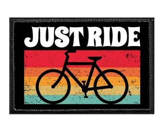 Just Ride - Retro - Removable Patch
