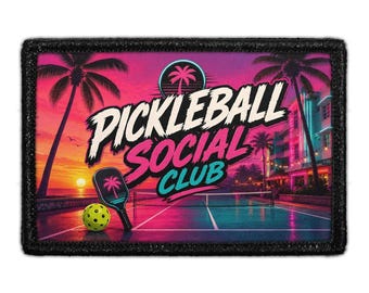 Pickleball Social Club - Écusson amovible