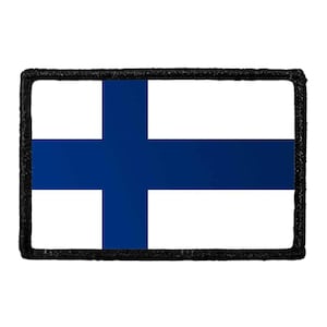 Finland Flag - Color - Removable Patch