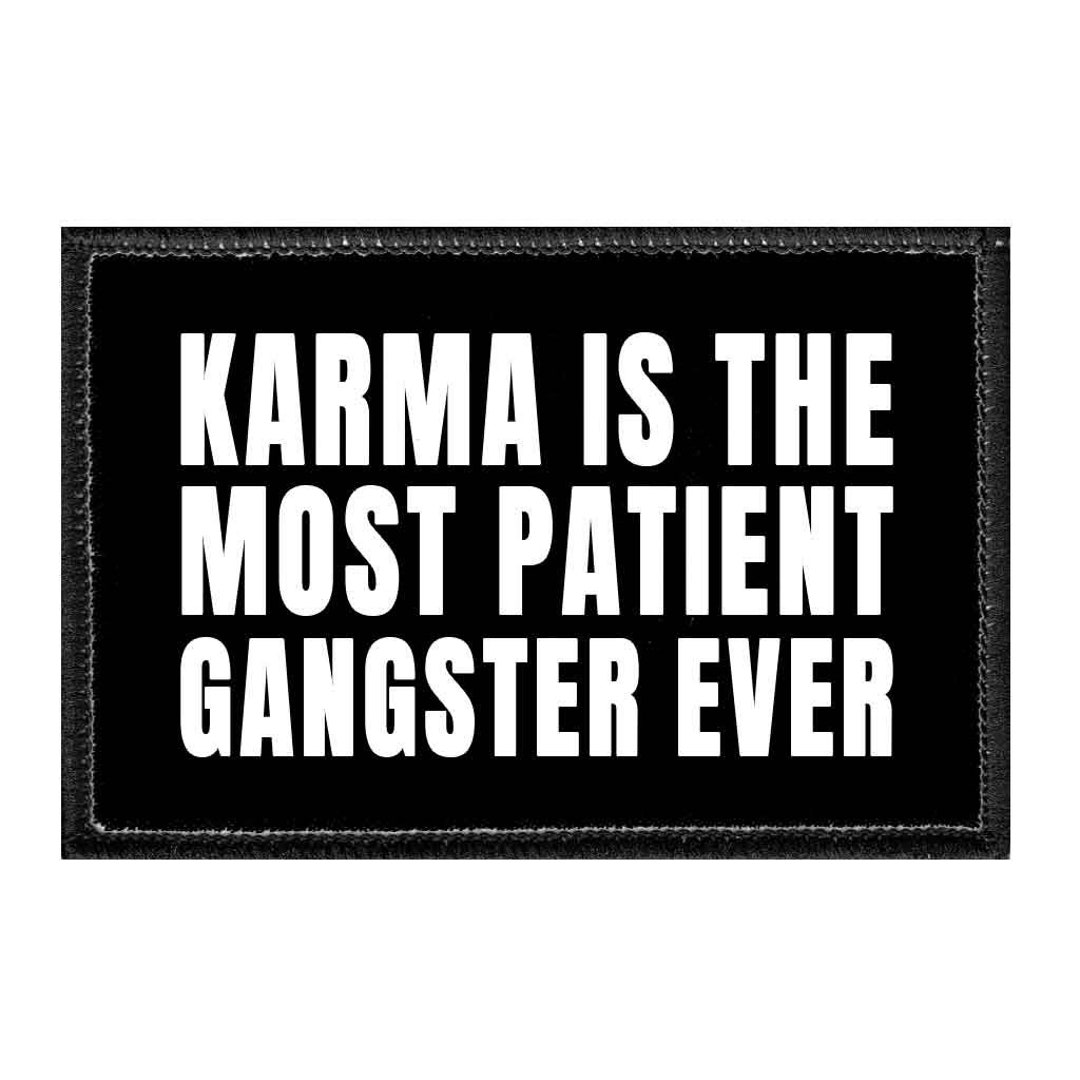 Karma es el gángster más paciente de la historia Patch - Etsy España