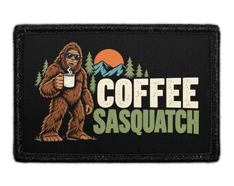 Coffee Sasquatch - Removable Patch