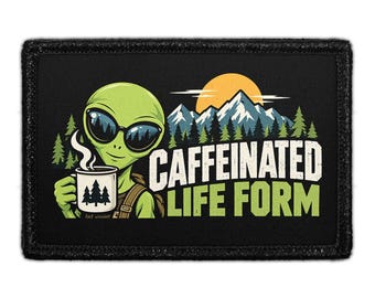 Caffeinated Life Form - Removable Patch