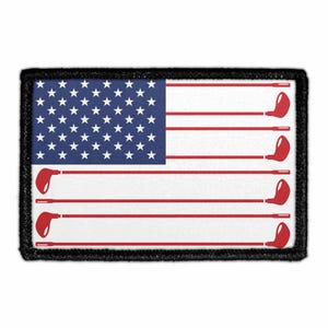 US Flag - Golf - Removable Patch