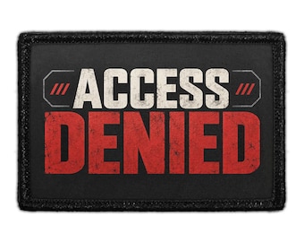 Acceso denegado - Parche extraíble