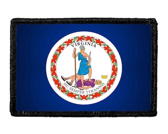 Virginia State Flag - Color - Removable Patch